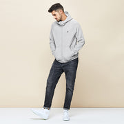 Men's Simple Solid Color Sports Casual Hooded Jacket