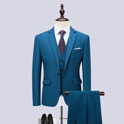 Korean Three-Piece Slim Suit (full set)