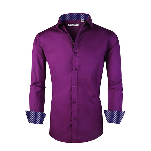 Men's Stretch Shirt Spring And Autumn Styles