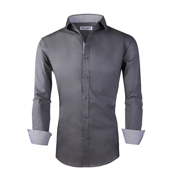 Men's Stretch Shirt Spring And Autumn Styles