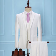 Korean Slim Business Suit (full Set)